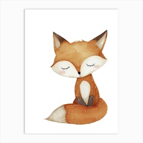 Cute Fox 1 Art Print