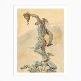 Sketch Of Cellini S Perseus, John Singer Sargent Art Print
