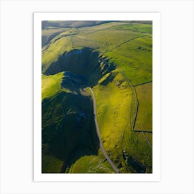 Aerial View Of The Dales 20 Art Print