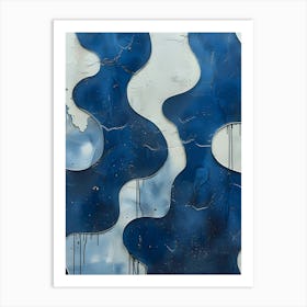 Blue Wave 1 Art Print