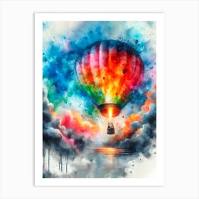 Hot Air Balloon 1 Art Print