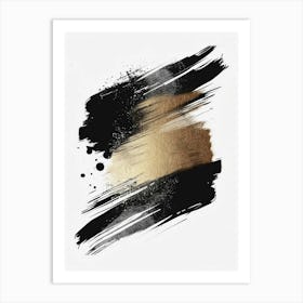 Abstract Brush Strokes 44 Art Print