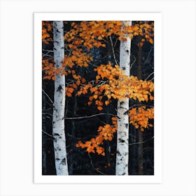 Trees In The Forest 8 Art Print