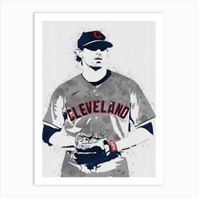 Shane Bieber Art Print