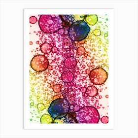 Abstraction Watercolor Balls 2 Art Print