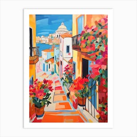 Alicante Spain 2 Fauvist Painting Art Print