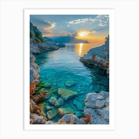 Sunset In Croatia 12 Art Print