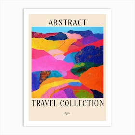 Abstract Travel Collection Poster Syria 1 Art Print
