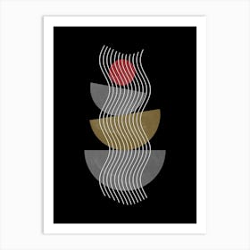 Wavy Lines Art Print