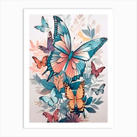 Butterfly Painting Art Print