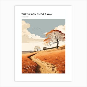 The Saxon Shore Way England 2 Hiking Trail Landscape Poster Art Print