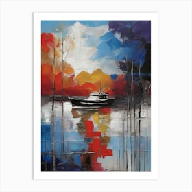 Boat In The Water 1 Art Print