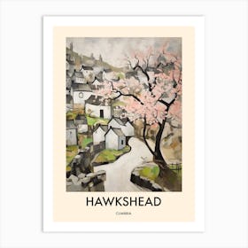 Hawkshead (Cumbria) Painting 2 Travel Poster Art Print