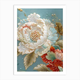 Chinese Embroidery 19 Art Print