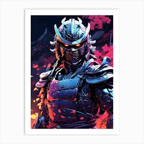 Japanese Samurai Warrior Art Print