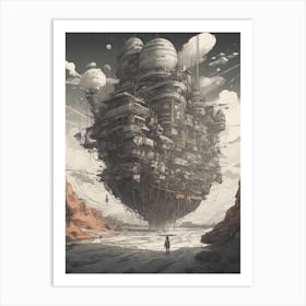 Futuristic City Art Print