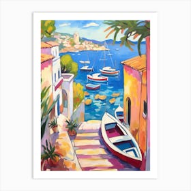 Hvar Croatia 2 Fauvist Painting Art Print