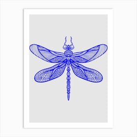 Dragonfly Pattern Art Print