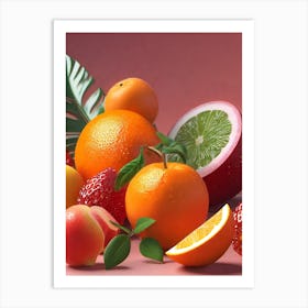 Fruit Arrangement Art Print