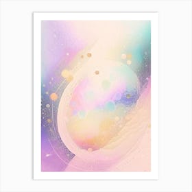 Asteroid Belt Gouache Space Art Print