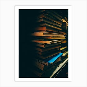 Stack Of Books Art Print