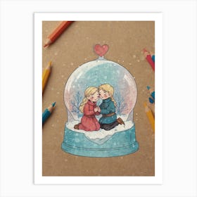 Snowglobe Art Print