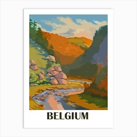 Beautiful Nature Of Belgium Art Print