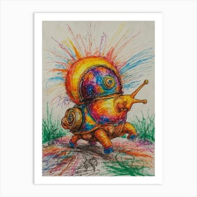 Snail Art Print