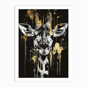 Giraffe Canvas Print 20 Art Print