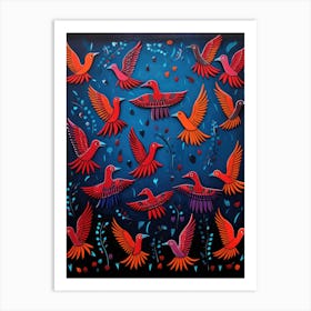 Hummingbirds Art Print