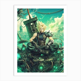 Clous Strife Final Fantasy Vii 2 Art Print