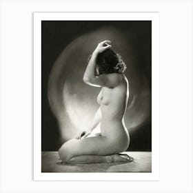 Seated Nude Woman, Jacob Merkelbach Art Print