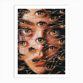 Eyes Of A Woman Art Print