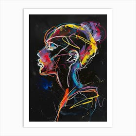 Portrait Of A Woman 612 Art Print