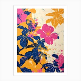 Hokusai  Great Japan Floral Japanese 6 Art Print