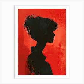 Silhouette Of A Woman 84 Art Print