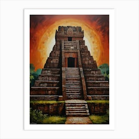 Chichen Itza Art Print