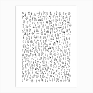 Just People Original Art Print