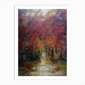 Autumn In The Woods Art Print