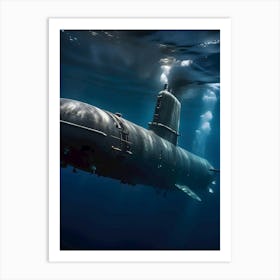 Submarine - -Reimagined 3 Art Print