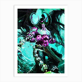 World Of Warcraft gaming movie Art Print