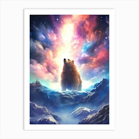 Bear In The Sky 1 Art Print