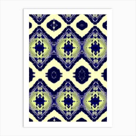 Blue And Yellow Art Print