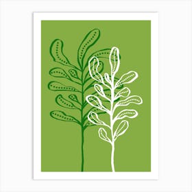 Green Plants Art Print