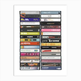 2004 Music - Cassette Print Art Print