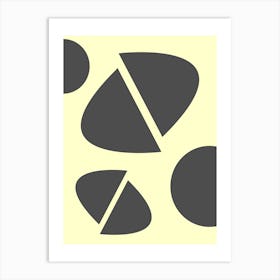 bauhaus Abstract Shapes Poster