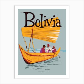 Fishing in Bolivia Art Print