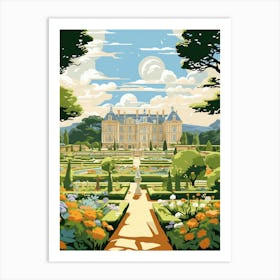 Versailles Gardens France  Illustration 1 Art Print