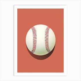 Baseball Ball 4 Art Print