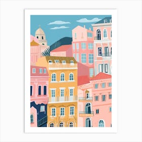 Trieste 2, Italy Illustration Art Print